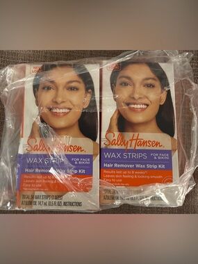 2 boxes of NEW Sally Hansen Wax Strips Hair Remover
